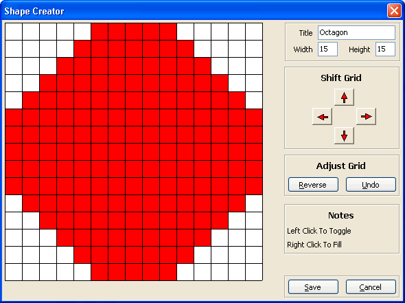 Tutorial - Creating a New Shape